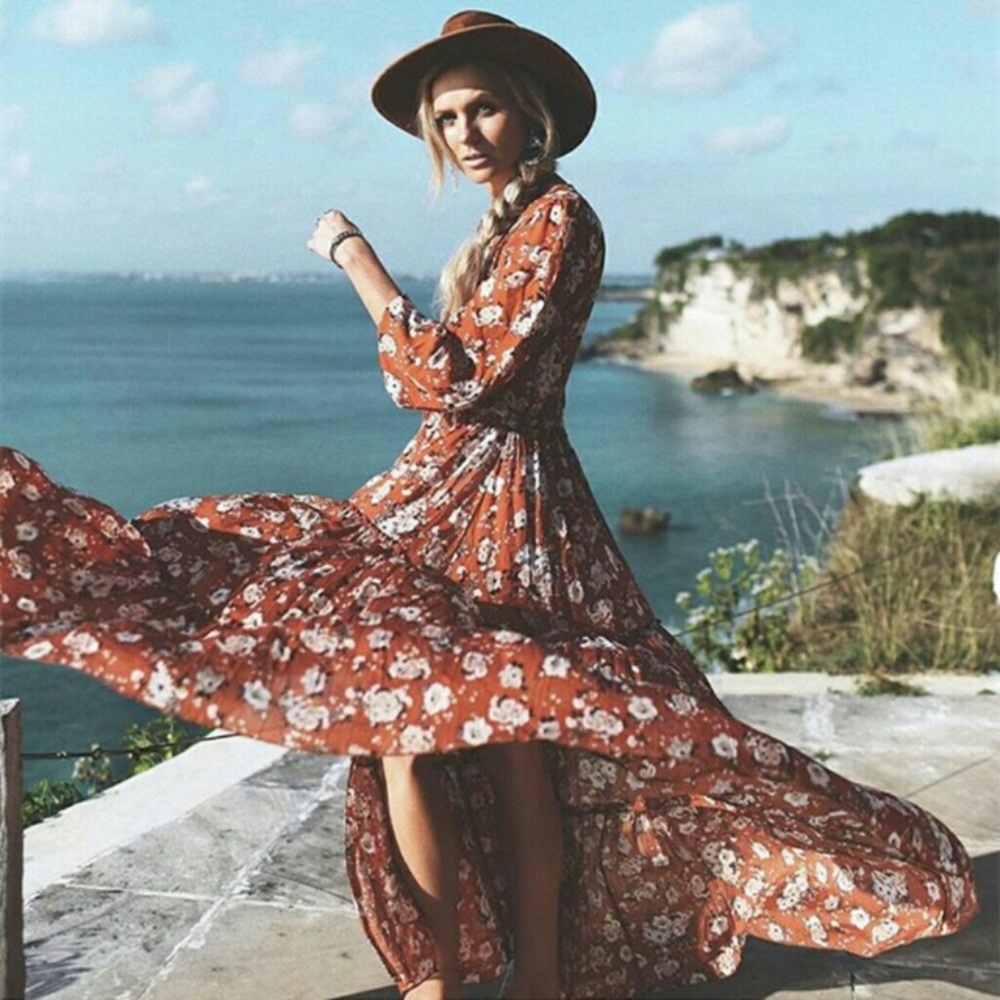 SOLD Gypsy Dancer Gown
